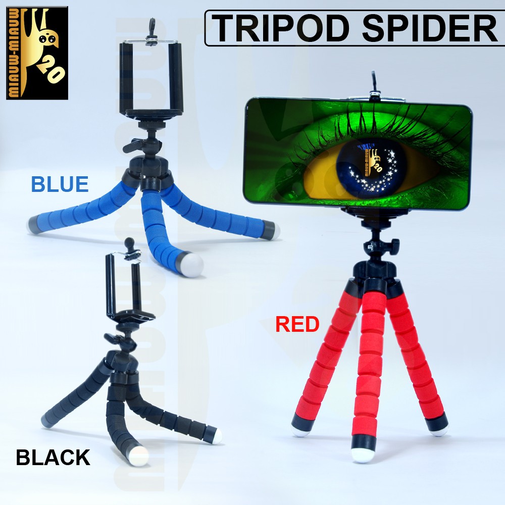 Tripod Spider - Tripod HP Murah - Tripod Mini HP - Tripod Gorila Mini - Tripod Handphone Holder-Trip