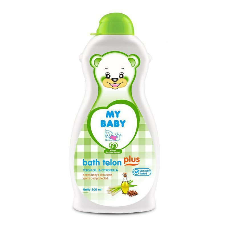 My Baby Bath Telon Plus 200Ml / Sabun Mandi Bayi