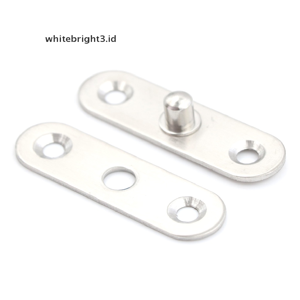 (whitebright3.id) Engsel Pintu Putar 360 Derajat Bahan Stainless Steel Ukuran 56mm