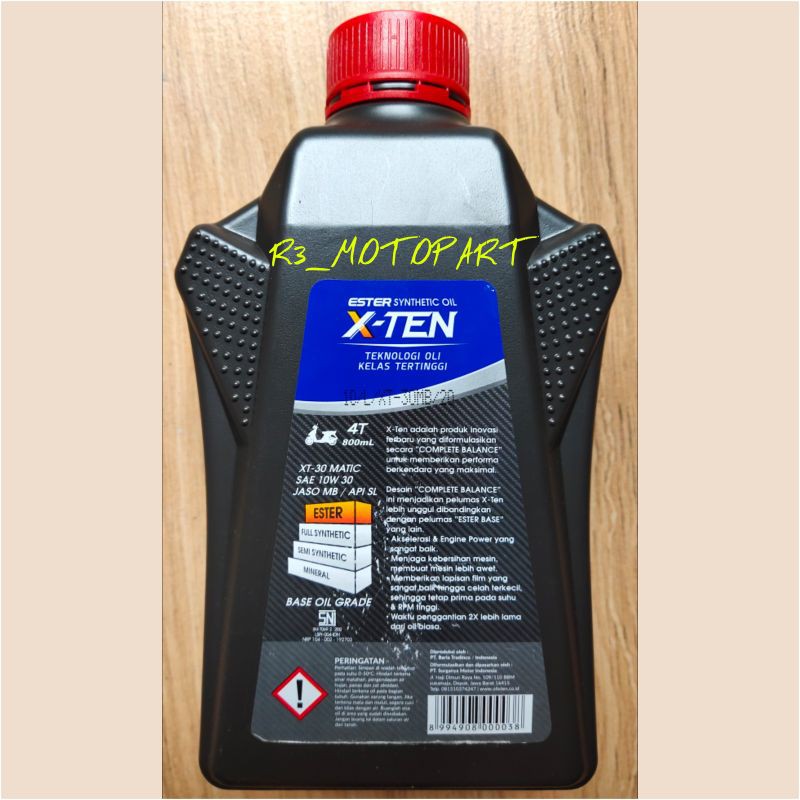 Sunkisscoo Oli Xten/X-Ten Xt-30 10W-30 Matic Honda Original