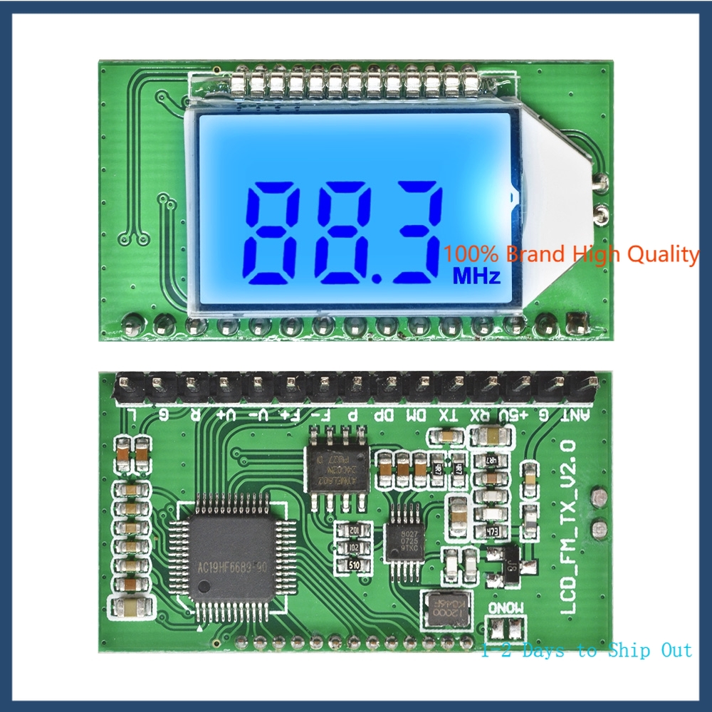 Modul Transmitter Fm Wireless Dengan Mikrofon Untuk Kapal/Cod