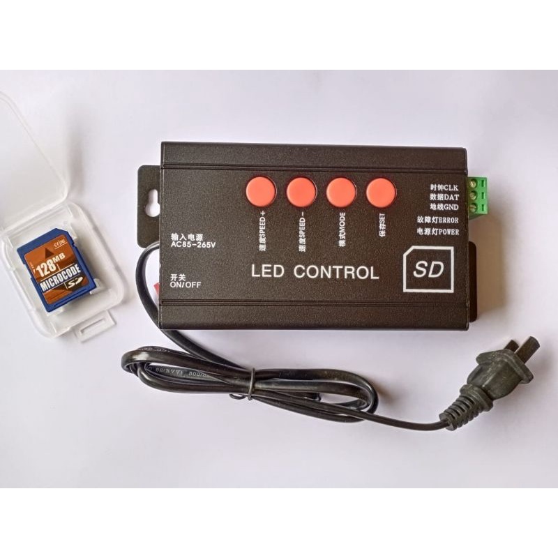 Control LED 8mm RGB UCS1903 Plus Memory Card 128MB