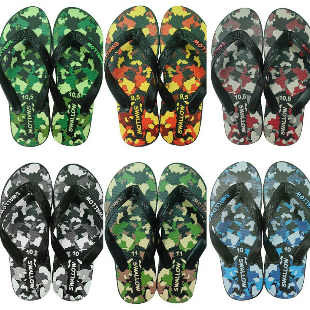 89stories - Sandal / Sendal Jepit Pria Swallow Army / Sandal Jepit