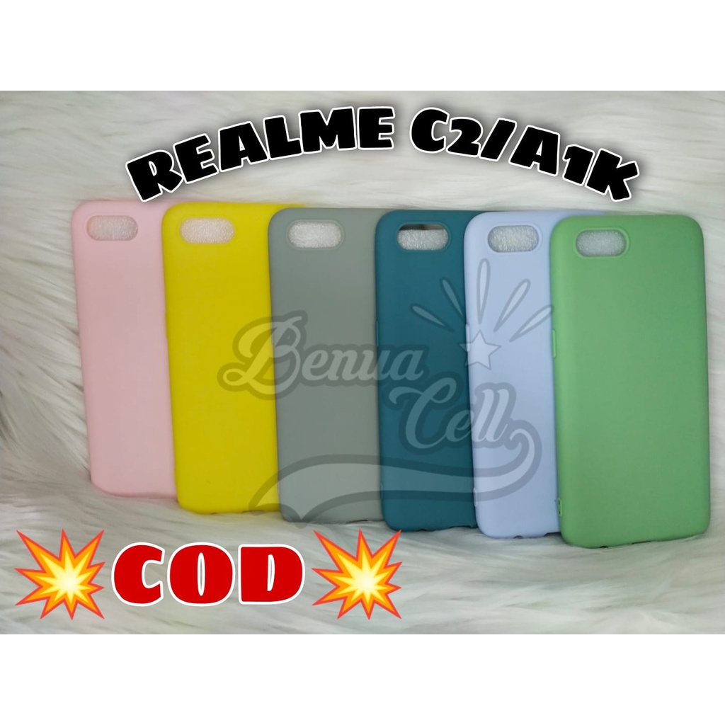 SOFTCASE MACARON REALME C2/A1K -REALME C21 // SOFTCASE MACARON PROTECTION KAMERA - BD