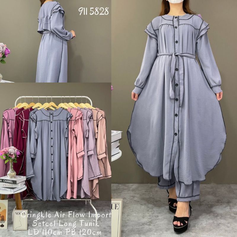 setcel long tunik premium