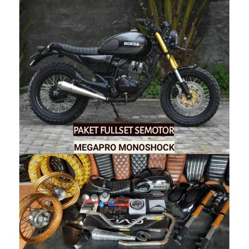 MEGAPRO MONOSHOCK , TIGER , TIGER REVO , SCORPIO ,THUNDER 125 /250  PAKET JAPSTYLE FULLSET SEMOTOR