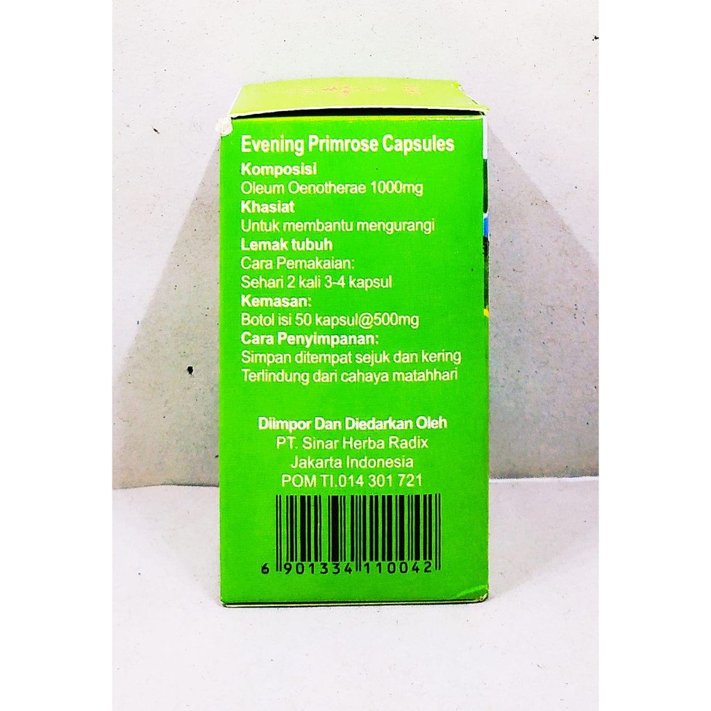 EVENING PRIMROSE CAPSULE - obat penurun lemak darah dan kolesterol