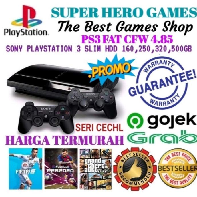 PS3 FAT SERI HL HDD 500GB BARU