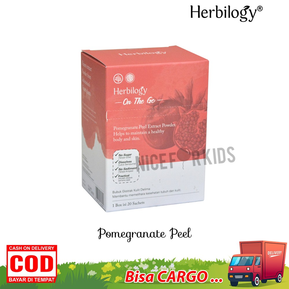 Herbilogy OTG Pomegranate Peel (isi 20) / Memelihara Kesehatan Tubuh