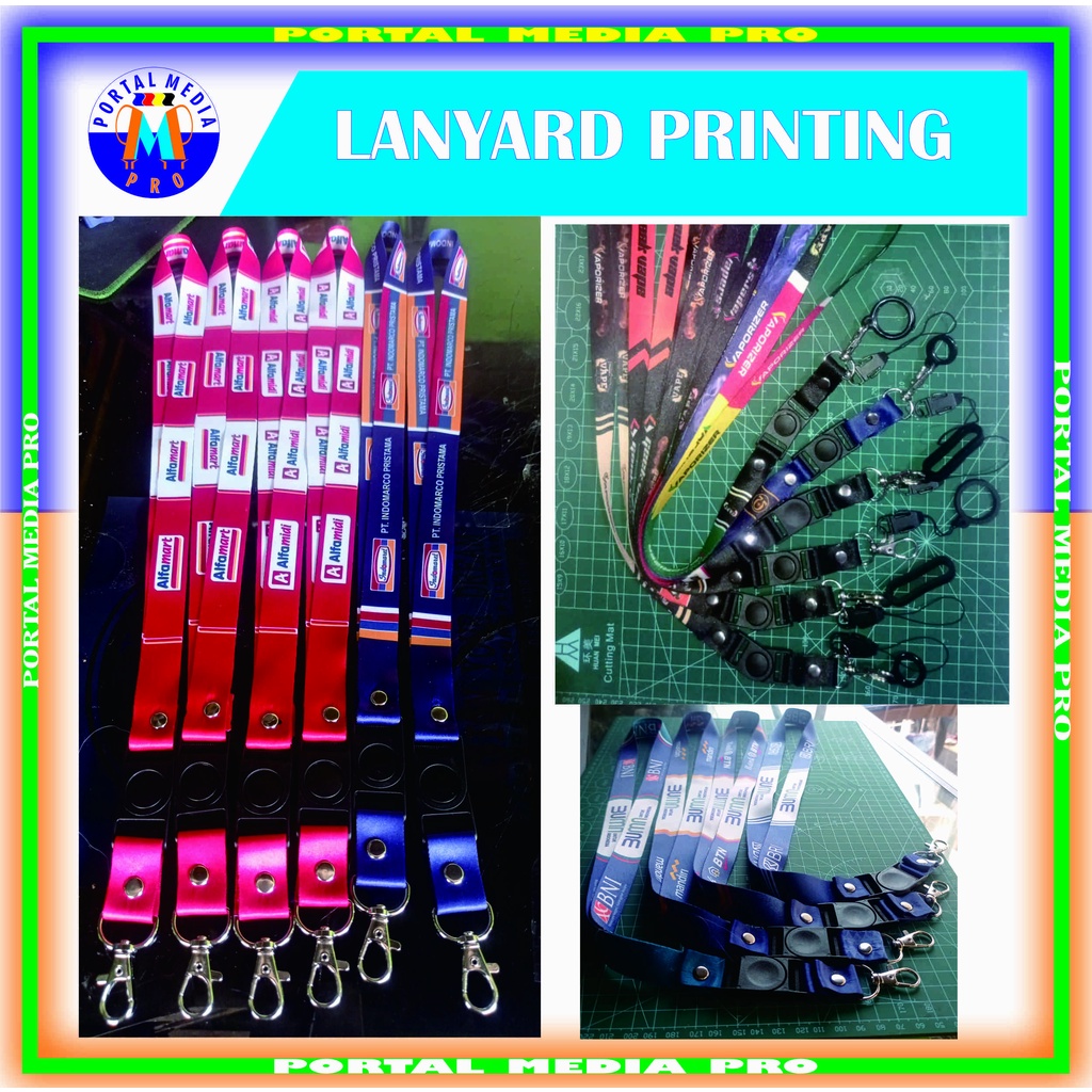 

Cetak Lanyard printing custom