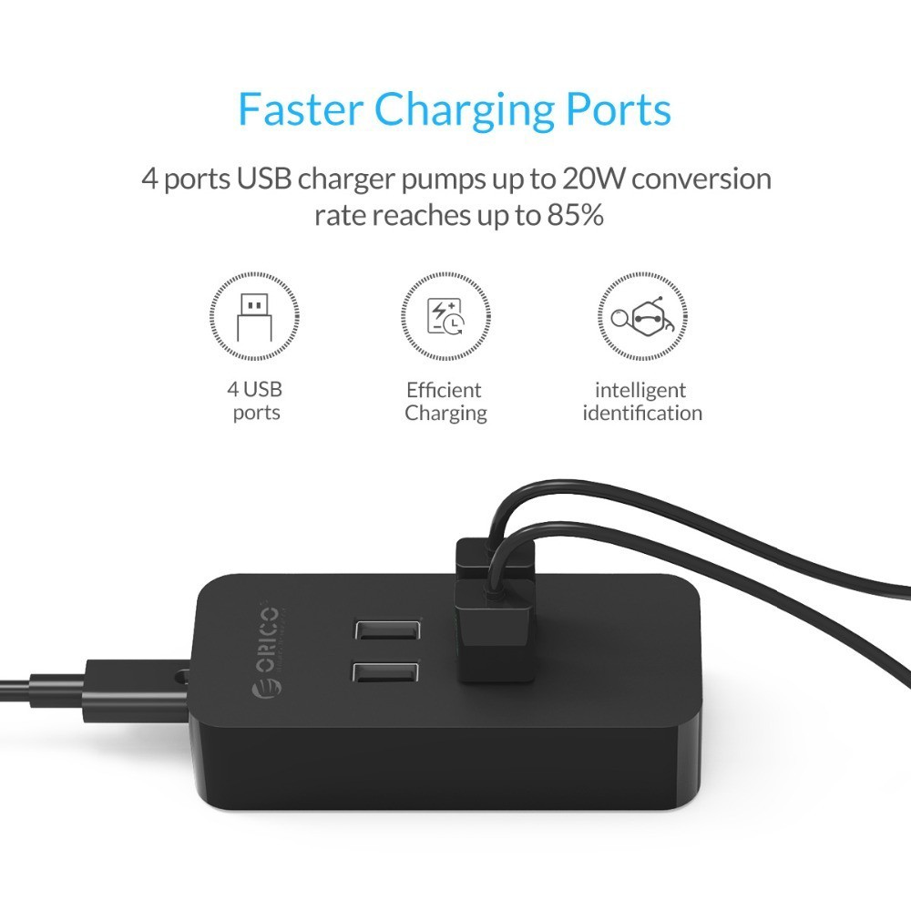 ORICO DCV-4U 20W 4 Port USB Smart Desktop Charger Original