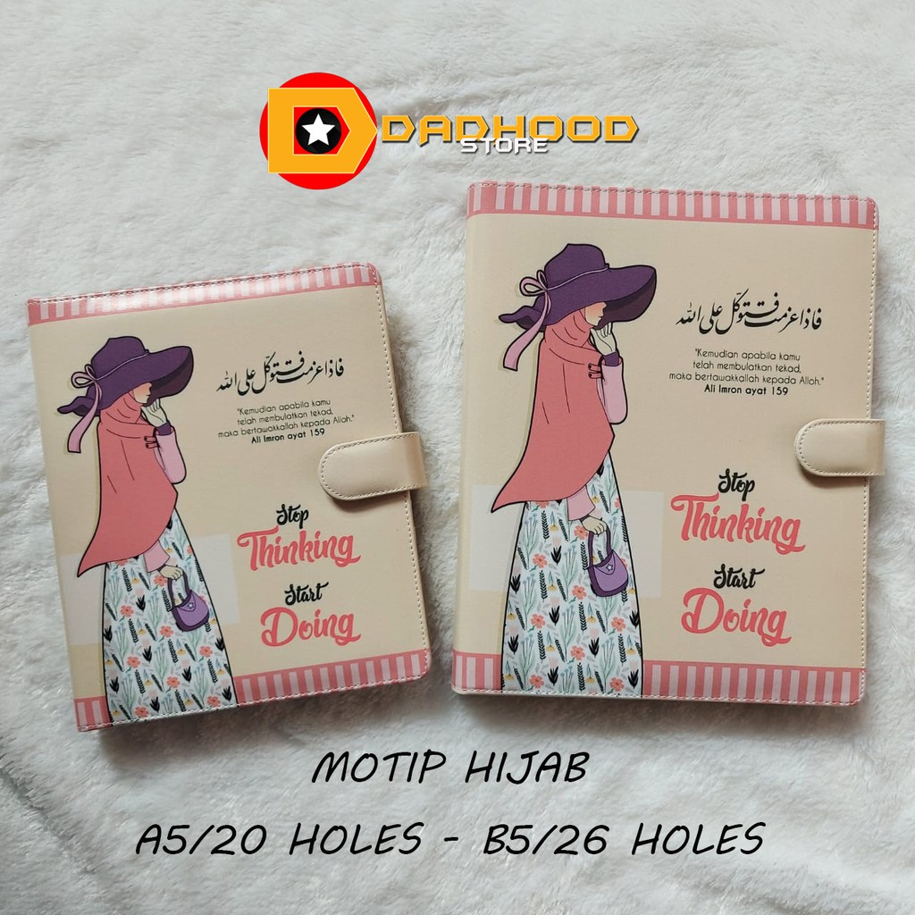 

BINDER PRINTING MOTIP HIJAB START DOING A5 DAN B5