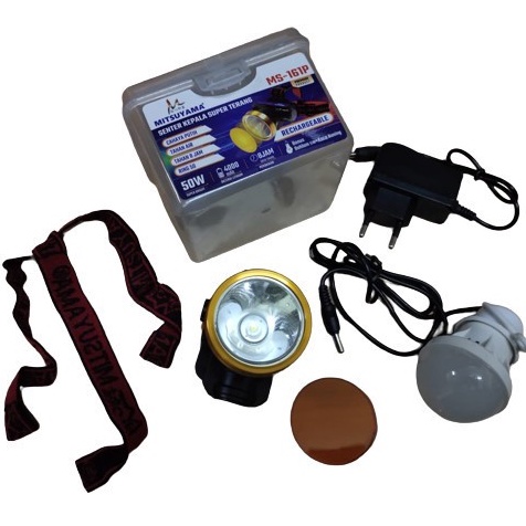 LAMPU SENTER KEPALA/SENTER HIKING CAMPING HEADLAMP CHARGER SET LENGLKAP/LAMPU SENTER DIVING RENANG GUNUNG MULTIFUNGSI BERKUALITAS