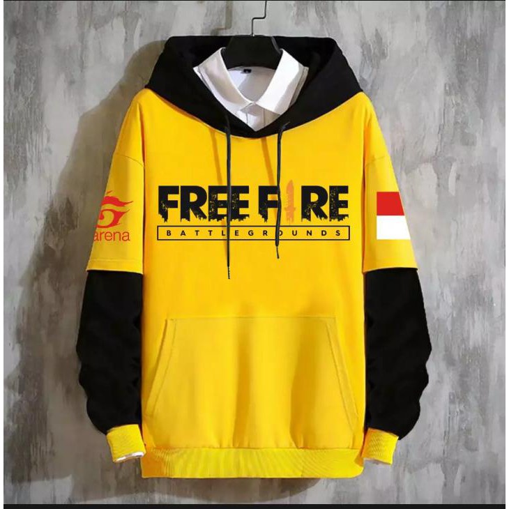 Sweater Free Fire Anak Laki Laki Budi 01 Gaming Jaket FF Evos Hoodie Anak