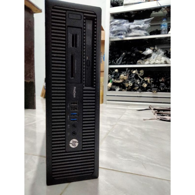 CPU PC komputer built up HP EliteDesk SFF i5 Gen4 4Gb 500Gb