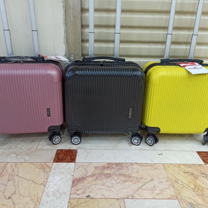 Koper - Tas Koper Polo 16 Inch Kabin Mini Kecil Koper Fiber Pilot Pramugari