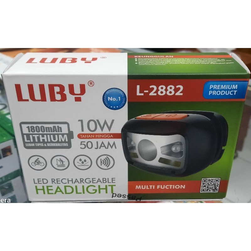 senter kepala 10w Luby L2882 Surya Syh L105c-2