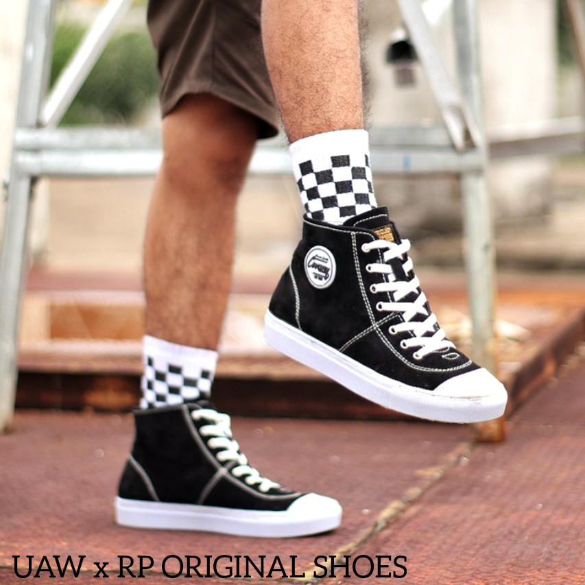 CEVANY LAMOS HI [ CEVANY / RP ORIGINAL ] Sepatu Kulit Sneakers Original Sekolah Kasual Pria