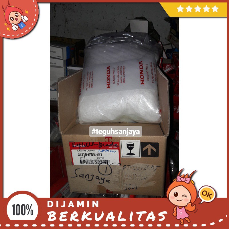 Reflektor / Lampu Depan Honda Blade Lama Asli Original Honda Sparepart Motor Murah