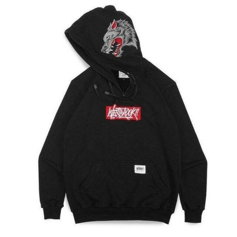 Hoodie westbrook hitam original