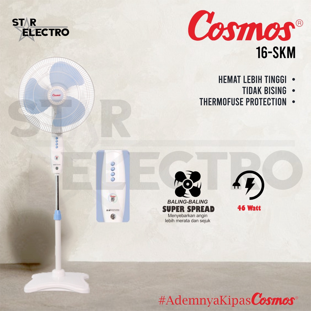 Cosmos 16 SKM - Kipas Angin Berdiri 16 inch