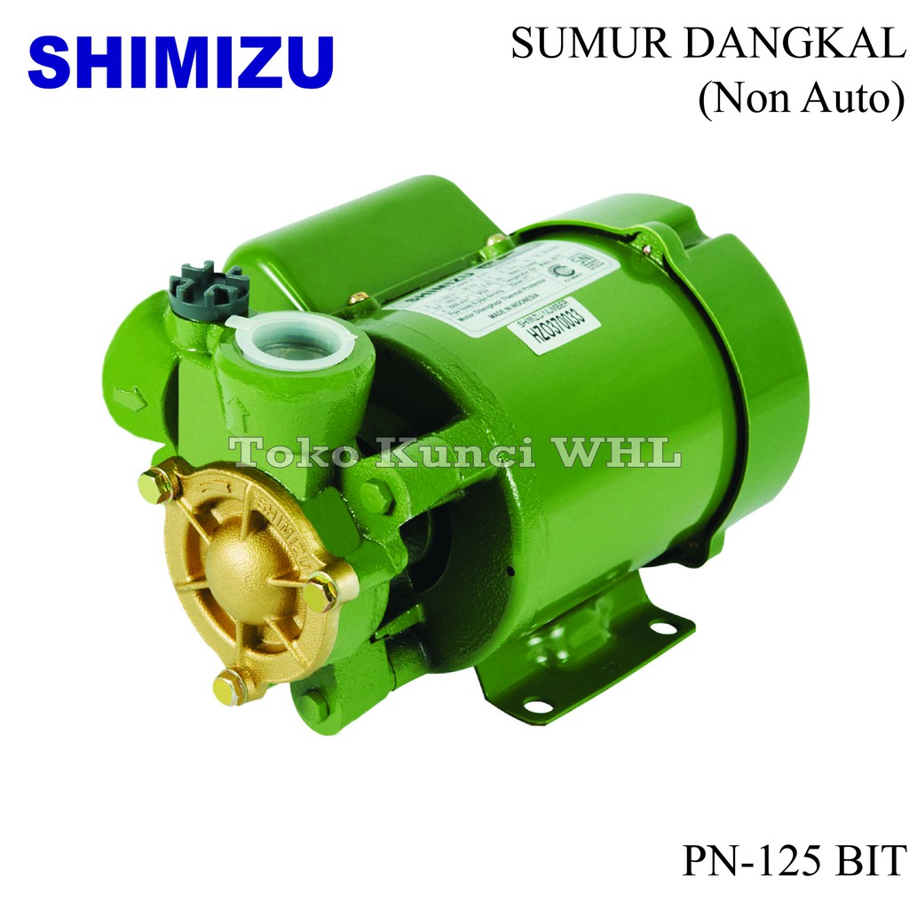 SHIMIZU PN 125 BIT Pompa Air Non Otomatis 125 Watt Sumur Dangkal