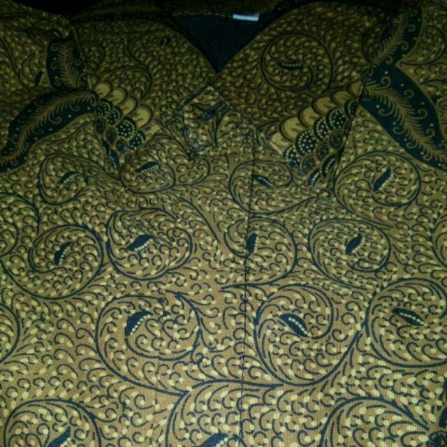 Babon Angrem Sogan Kemeja Batik Pria Full Furing Bahan Katun Primisima