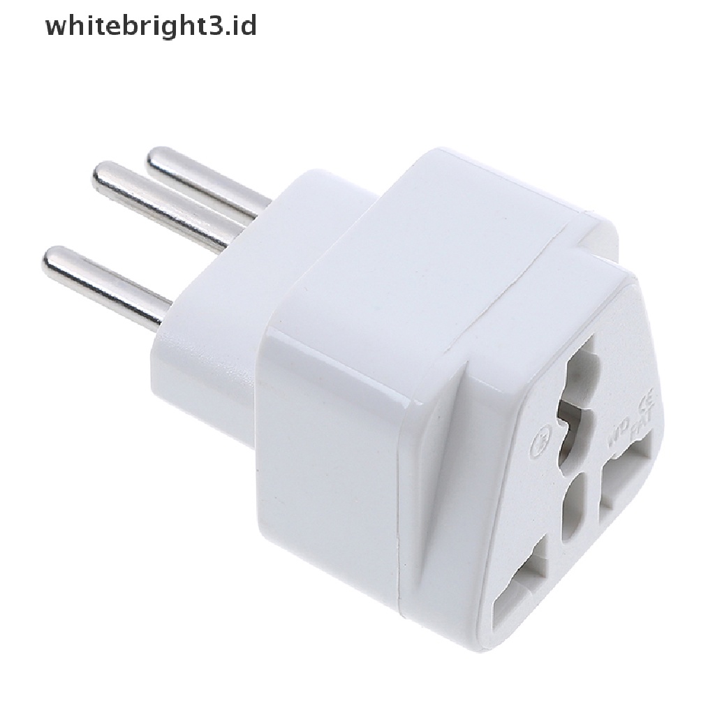 {whitebright3.id} Universal UK/US/EU to Switzerland Swiss AC power plug travel adapter converters ,