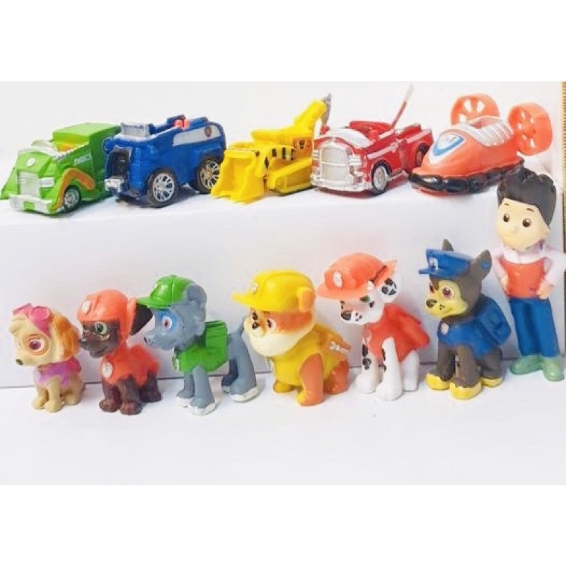 action figure paw patrol chibi set isi 12