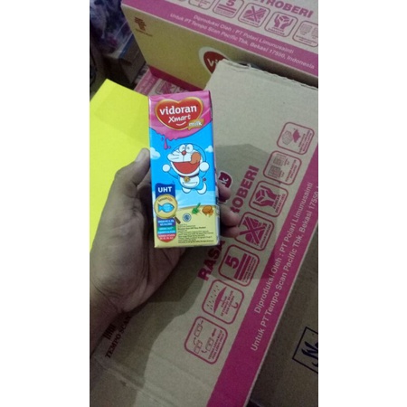 

Susu UHT vidoran xmart straw/choklat