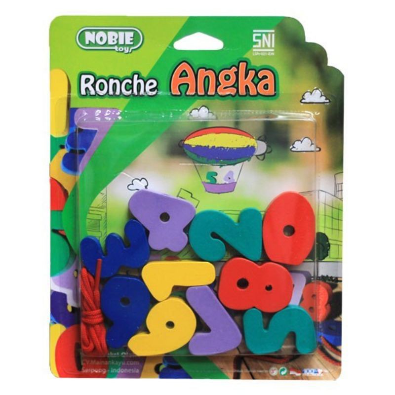 Ronce Angka | Mainan Ronce Anak Edukasi Seru
