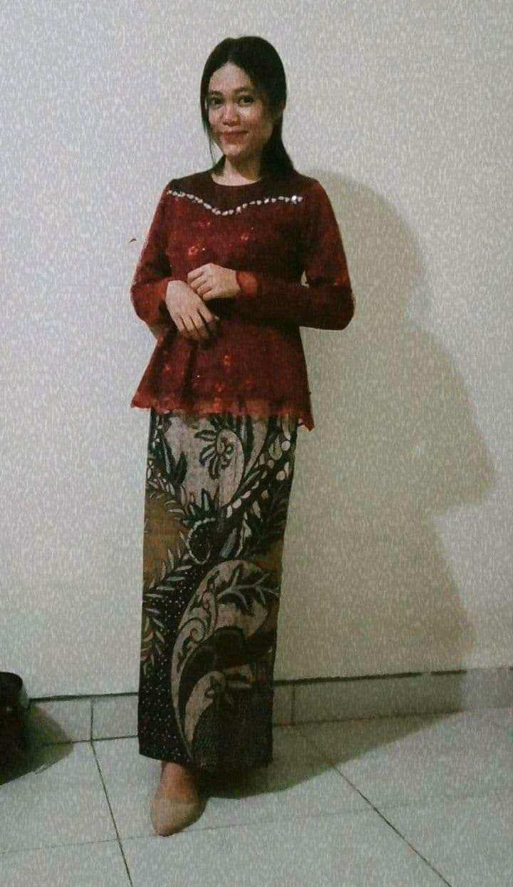 Kebaya Batik Couple Burkat Kondangan Brokat Tile Brukat Wisuda Set Kutu Baru Baju Lamaran Tunangan U