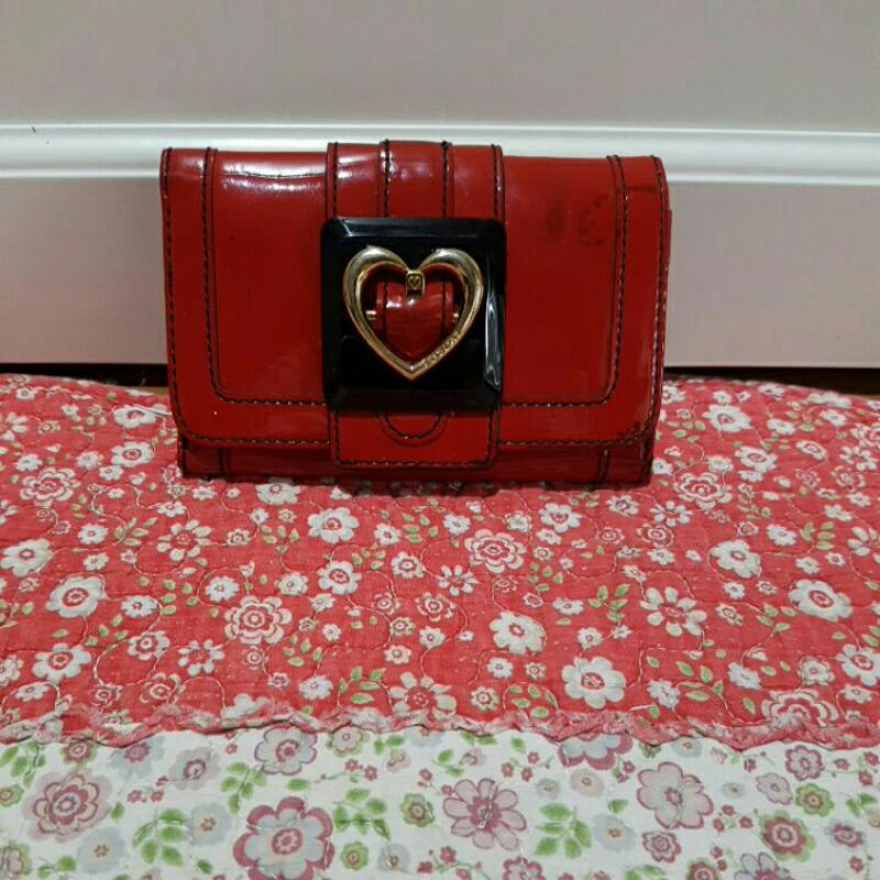 Preloved Dompet lipat kecil merah Lovcat
