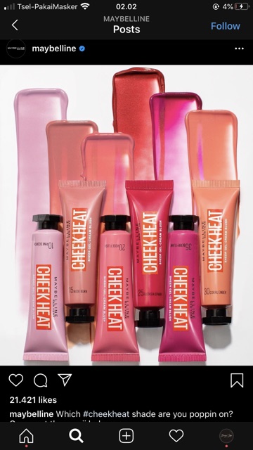maybelline blush liquid