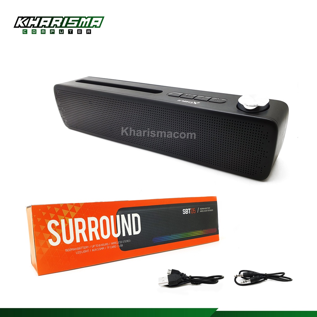 Speaker Inbox SBT-05 Bluetooth RGB / Speaker komputer  laptop HP