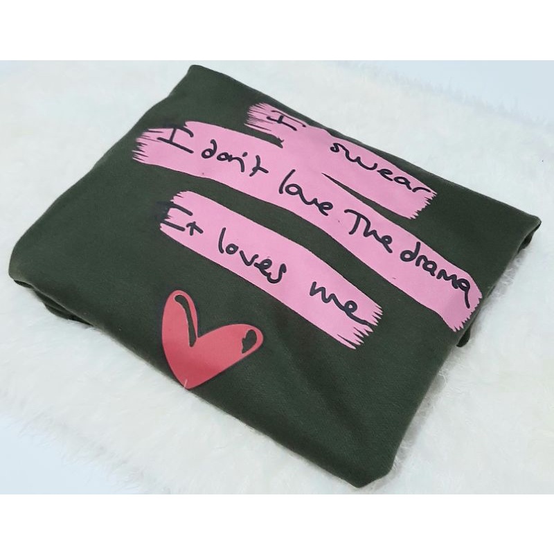 JF  Atasan Kaos Lengan Panjang Wanita / Kaos Sweater Wanita Muslimah Terbaru LOVES ME