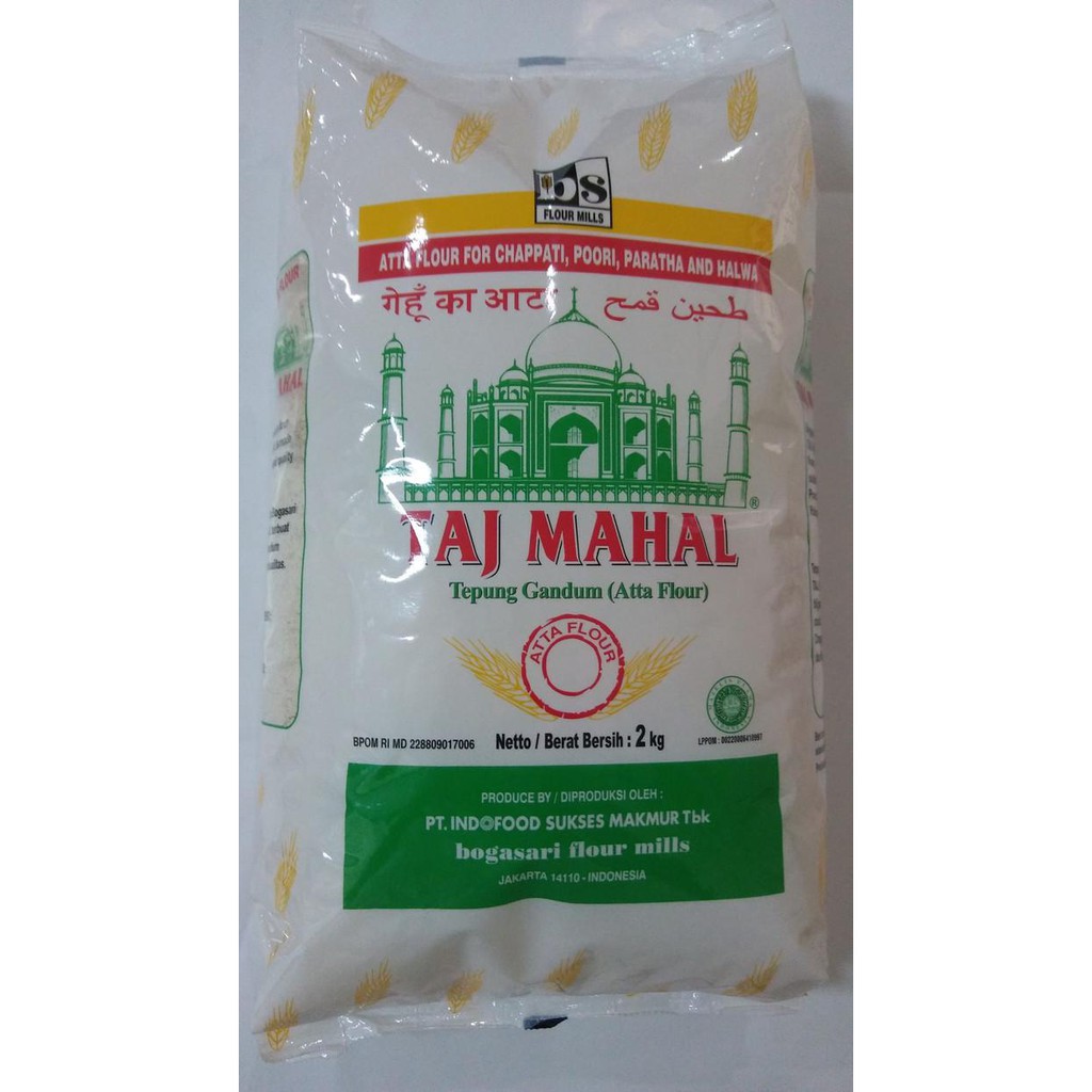 

Taj Mahal Tepung Gandum (Atta Flour) 2Kg