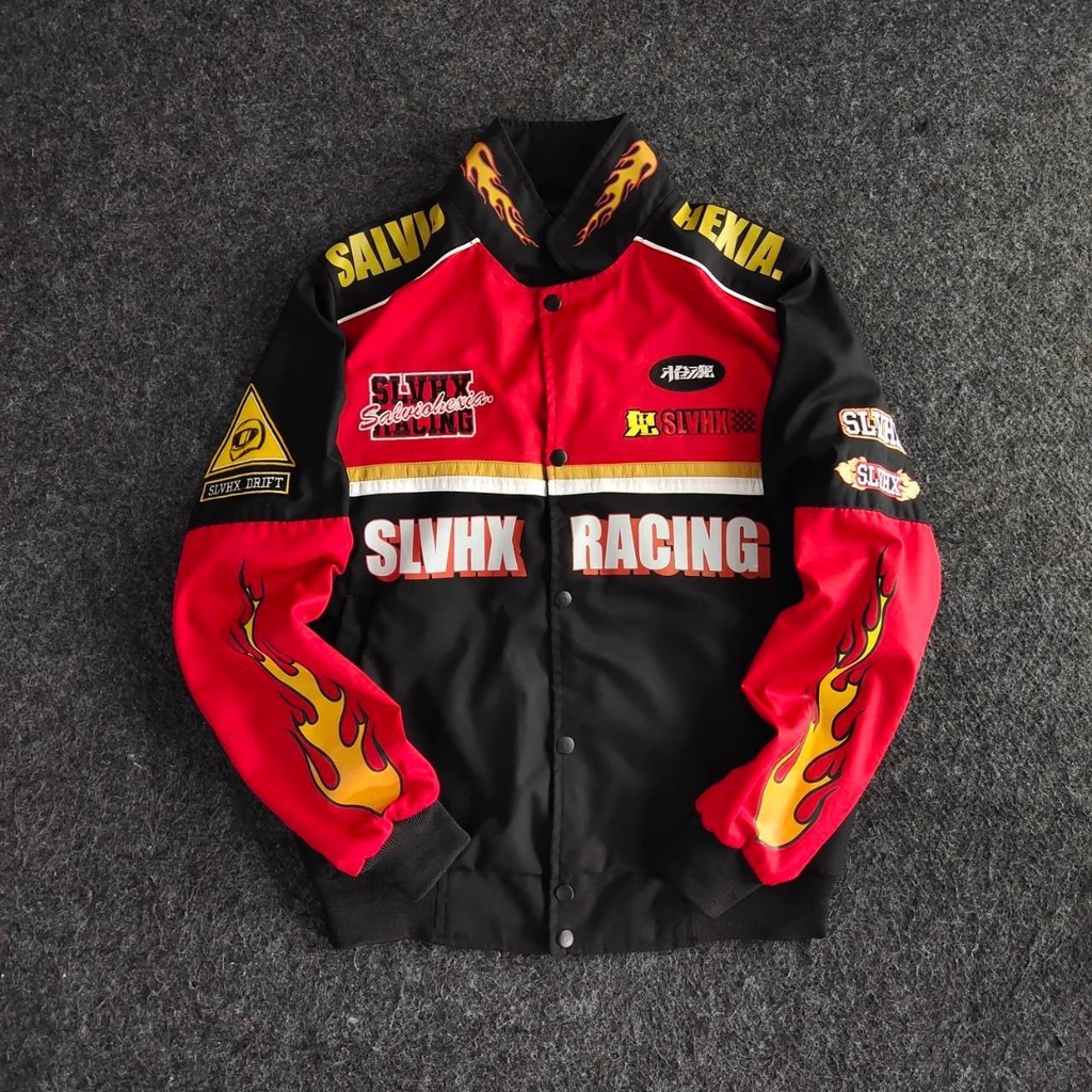 SALVIO HEXIA Original - Jacket Nascar Racing Jaket Varsity Pria Wanita Original Termurah SLVHX