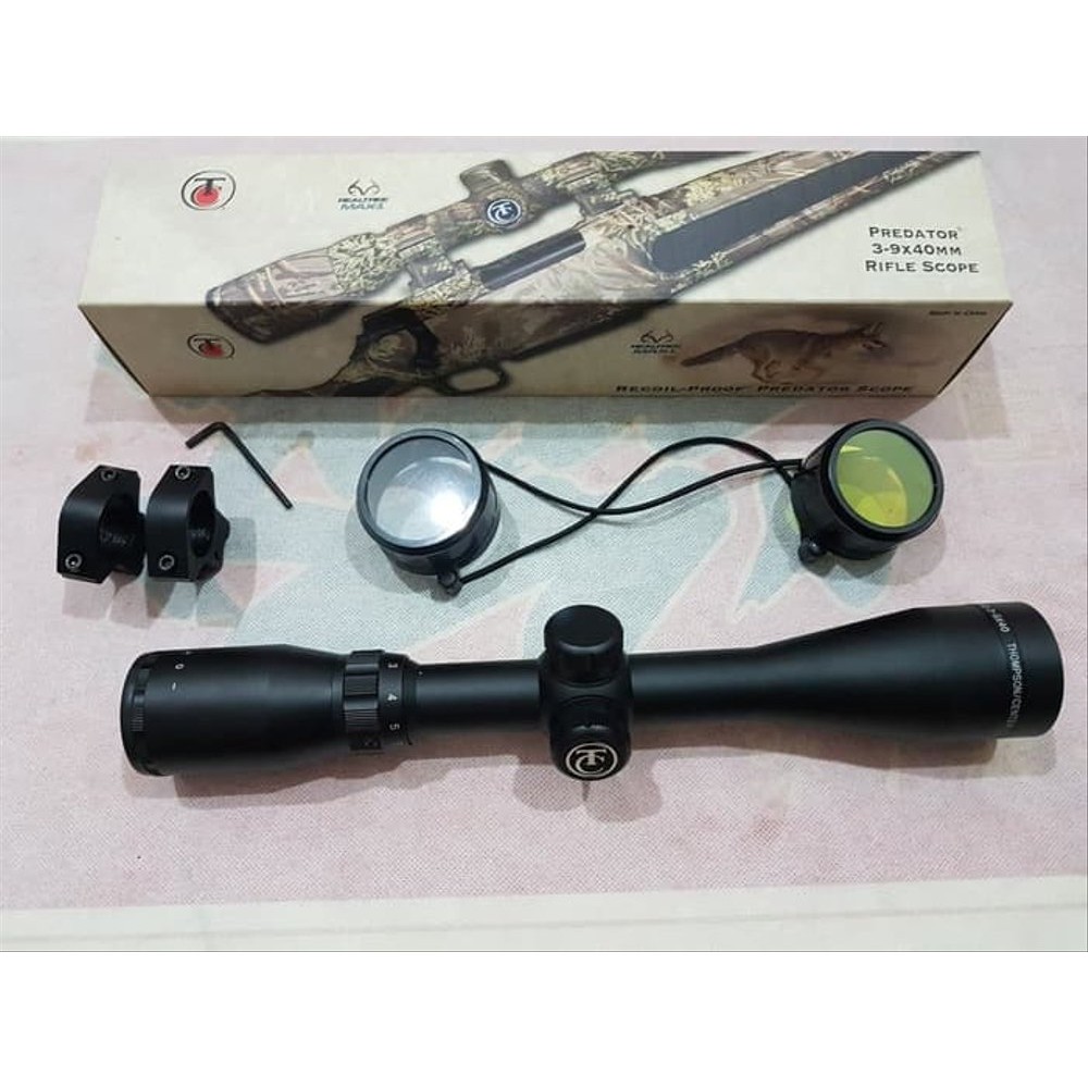 Teleskope thompson 39x40MM mounting DOUBLE BAUT TC teropong senapan