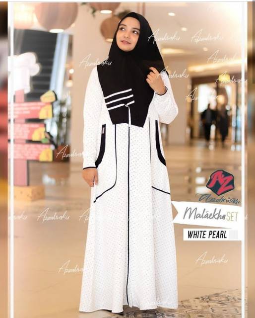 [AZZAHRA PREMIUM] GAMIS SYARI / DRESS SET ORIGINAL"MALAYKA" By Azzaha Premium