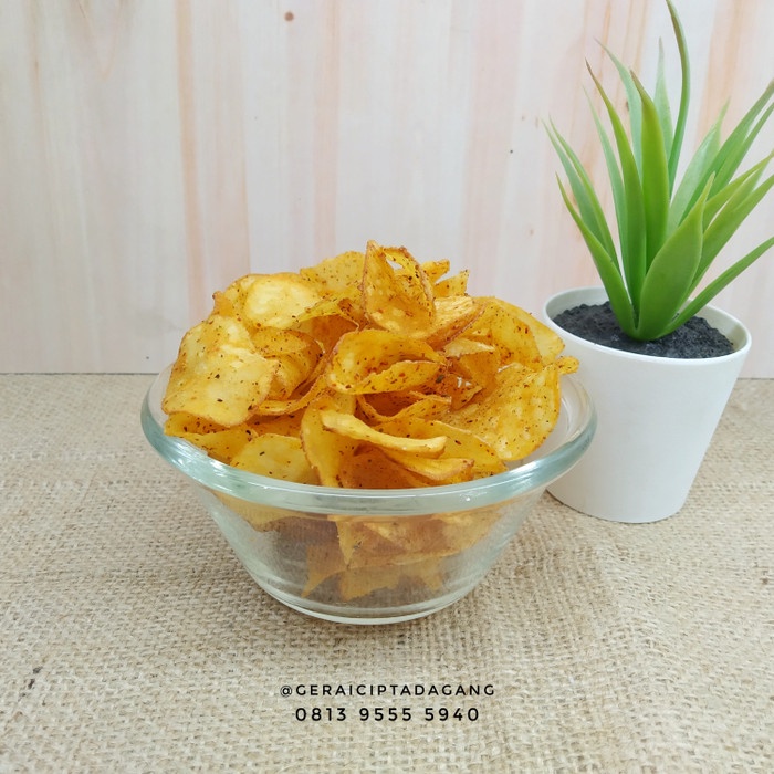 

keripik singkong pedas daun jeruk | 250 gr