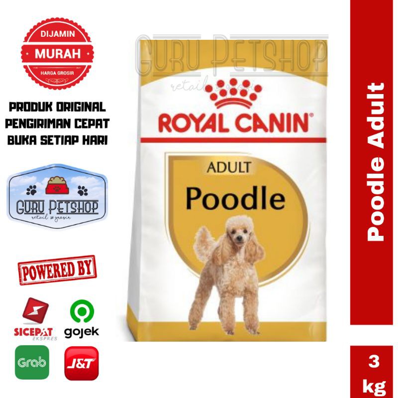 Royal Canin Poodle Adult 3kg Freshpacl / Makanan Anjing Poodle / Royal Canin Dry Dogfood