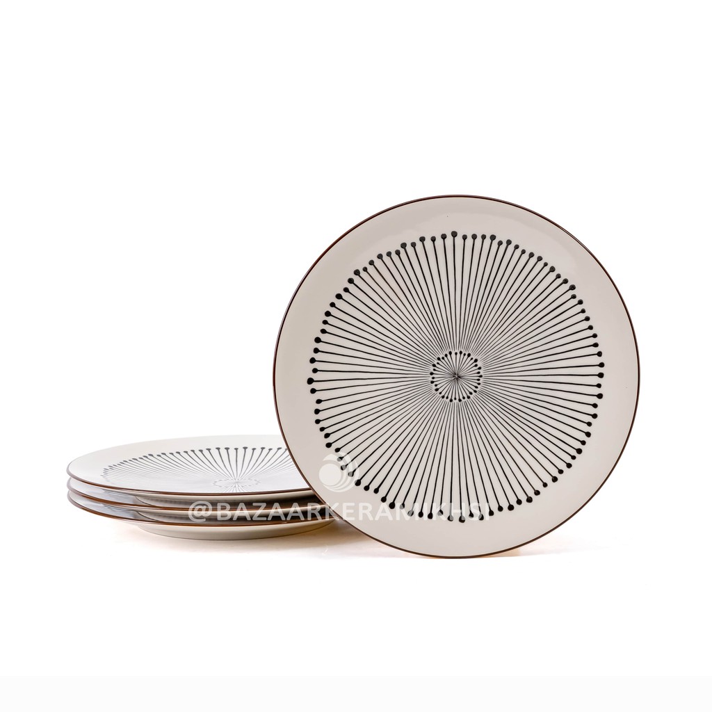  Piring  Makan Dinner Plate Kaola Set of 4 Shopee 