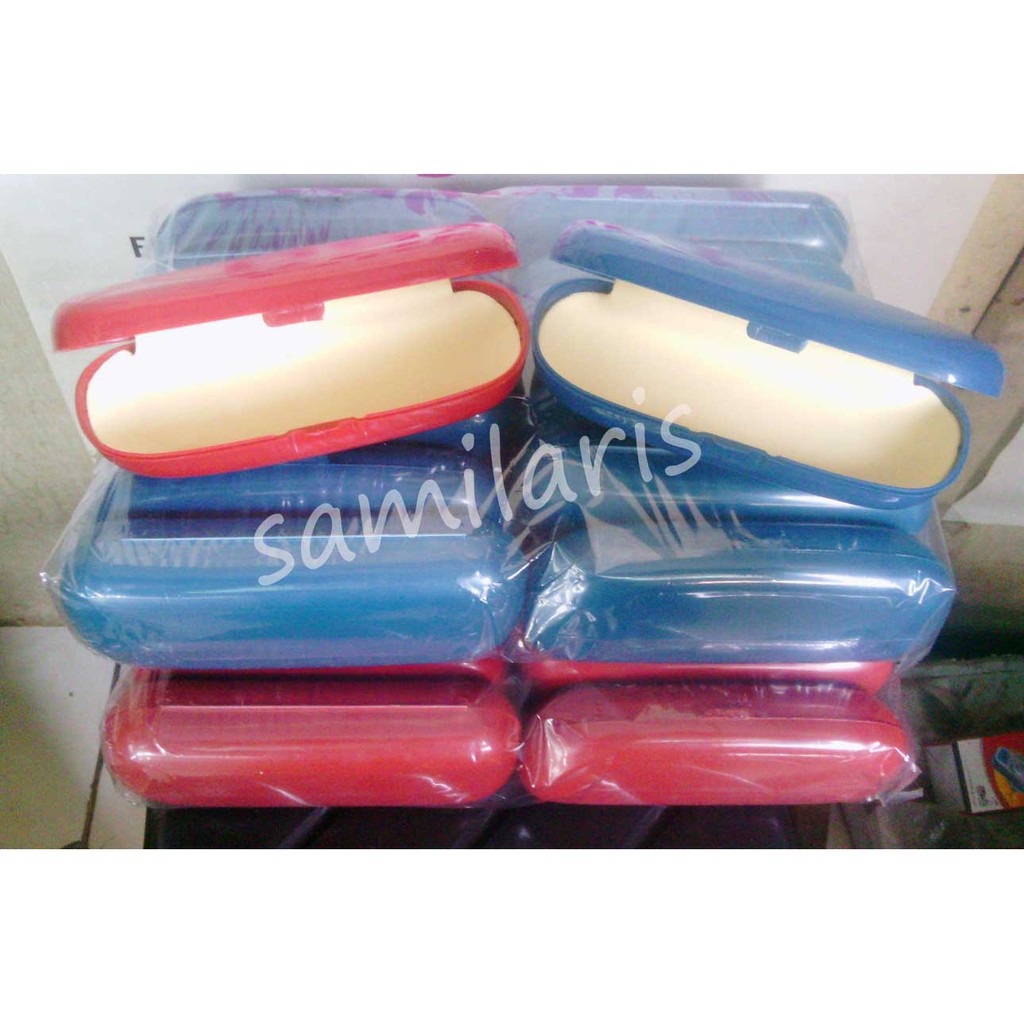 Kotak Boks Tempat Kacamata Plastik Polos