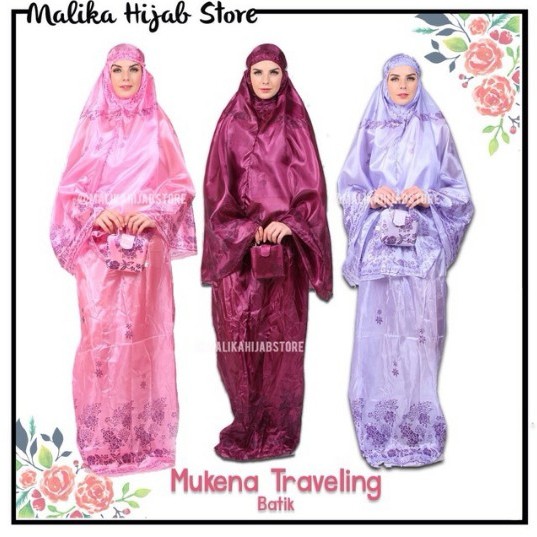 Souvenir Mukena Satin Batik Tasbih &amp; Sajadah/Harga Grosir/Best Seller/Bisa Bayar di Tempat