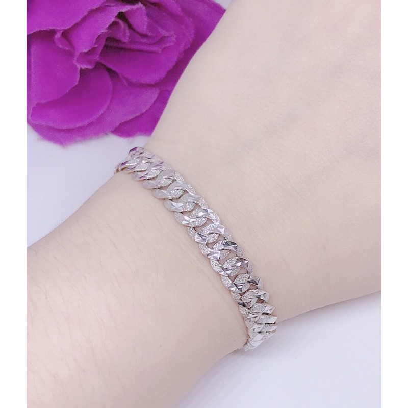 New gelang sisik naga emas putih 375 kadar 8K