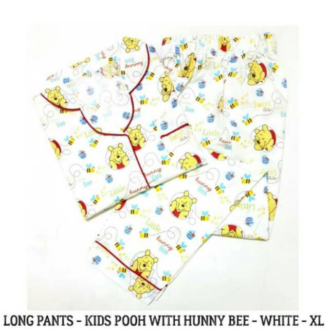 Piyama Anak - Winnie The Pooh Long Pants Pajamas