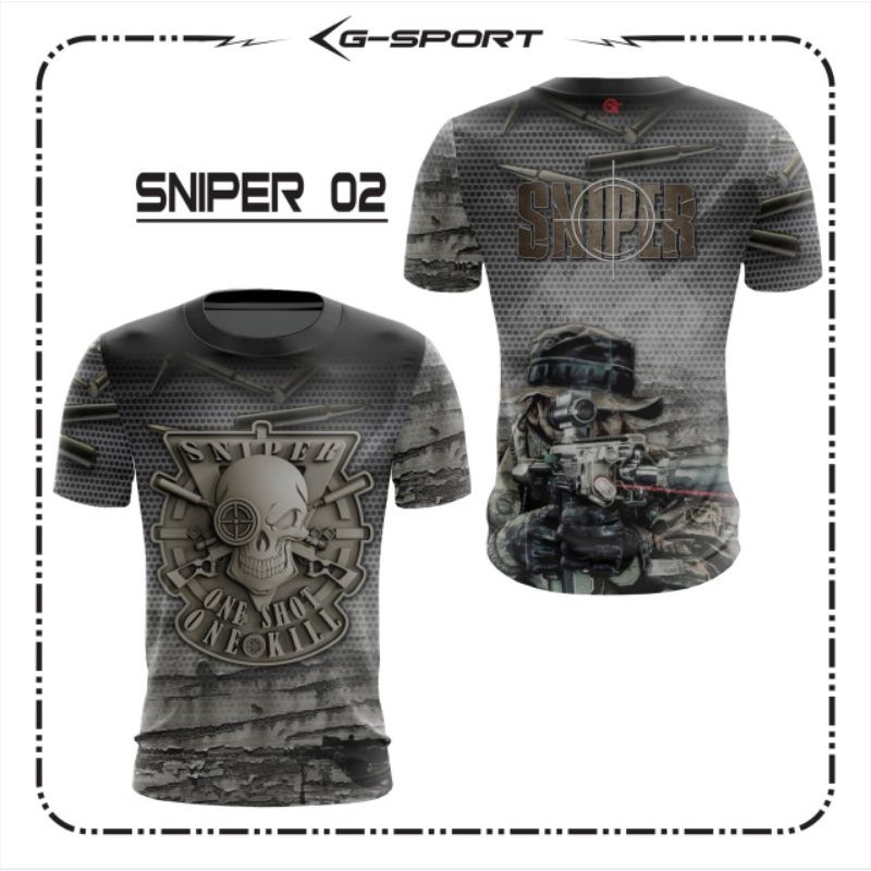 Sniper02 BAJU KAOS JERSEY SNIPER