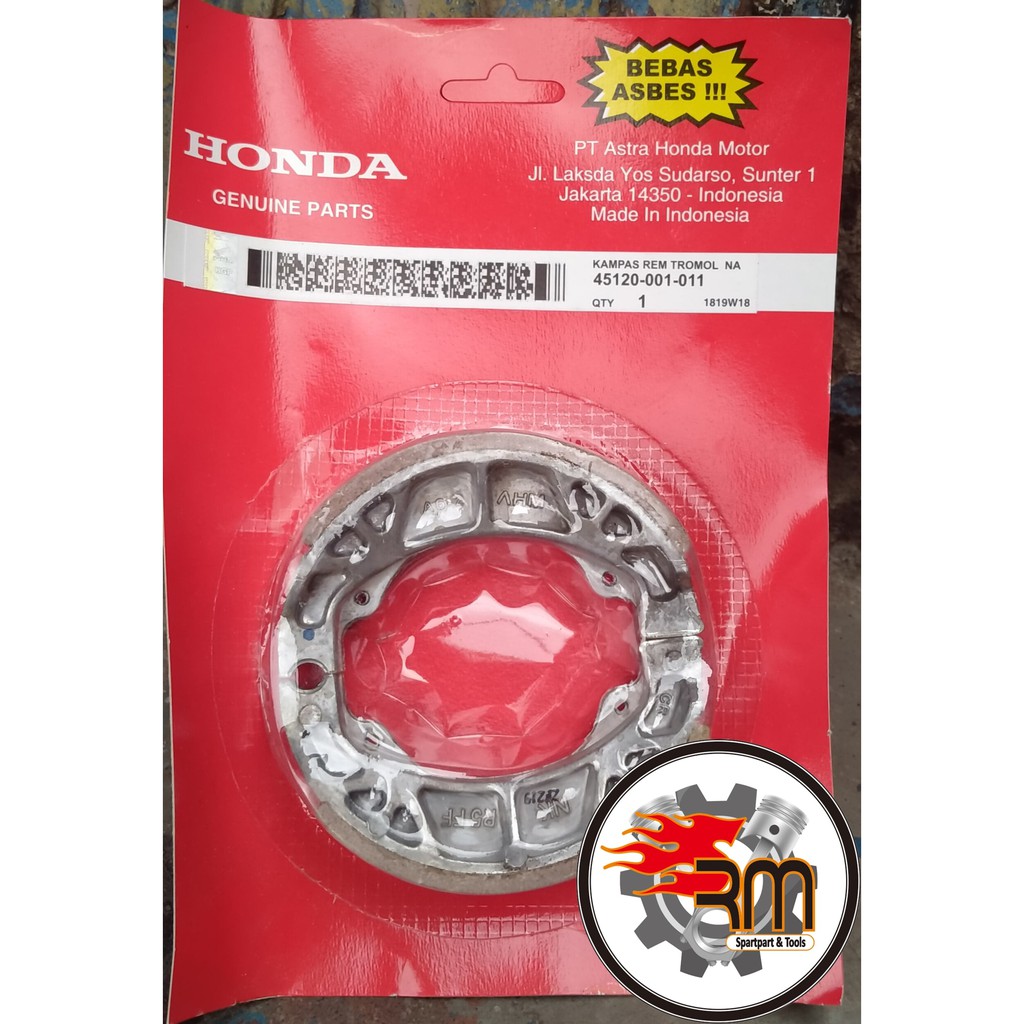 Kampas Rem Belakang – Honda Astrea Grand-Legenda-Supra-Win 100-Supra FIT
