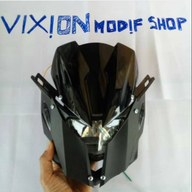 Headlamp fighter vixion nvl nva all new vixion r xabre cb150r